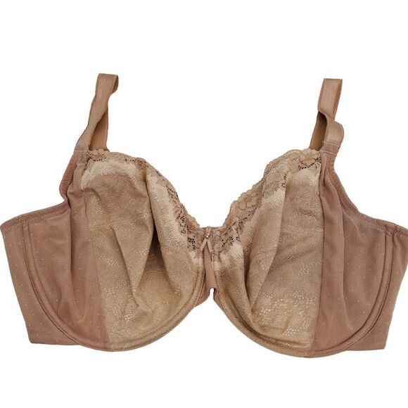 Wacoal tan basic benefit discontinued style 855290 size 38G (DDDD) - Picture 1 of 6